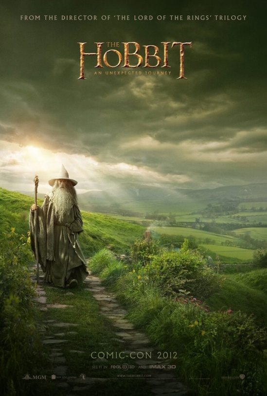 The Hobbit An Unexpected Journey Comic Con Poster